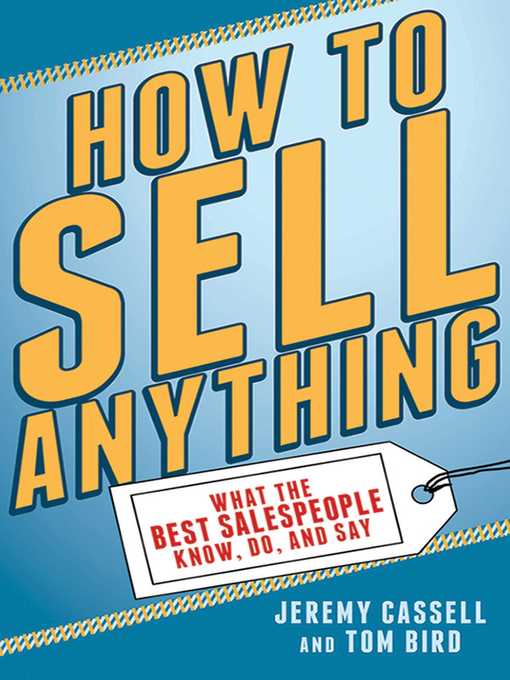 Title details for How to Sell Anything by Jeremy Cassell - Available
